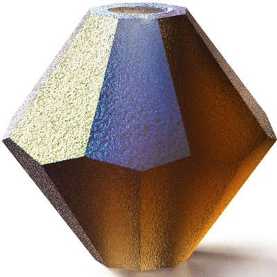 PCBIC06 PL M AB 1 CHOC M AB Preciosa crystal bicones - Chocolate Matt AB